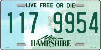 NH license plate 1179954