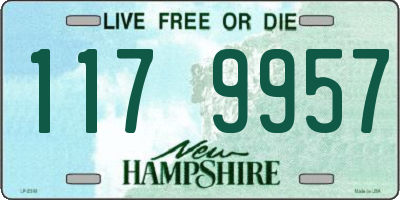 NH license plate 1179957