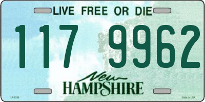 NH license plate 1179962