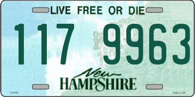 NH license plate 1179963