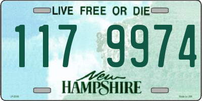 NH license plate 1179974