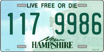 NH license plate 1179986