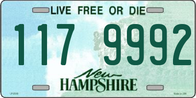 NH license plate 1179992