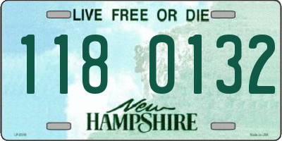 NH license plate 1180132