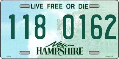 NH license plate 1180162