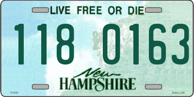 NH license plate 1180163