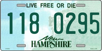 NH license plate 1180295