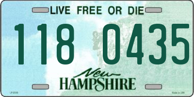 NH license plate 1180435
