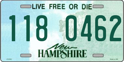 NH license plate 1180462