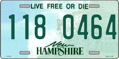 NH license plate 1180464