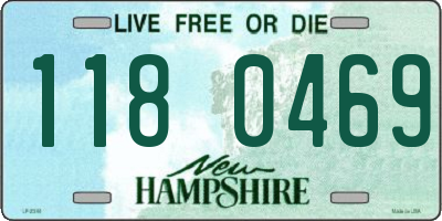 NH license plate 1180469