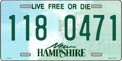 NH license plate 1180471