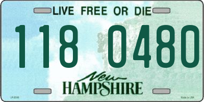 NH license plate 1180480