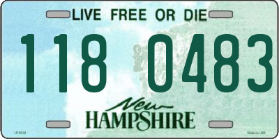 NH license plate 1180483