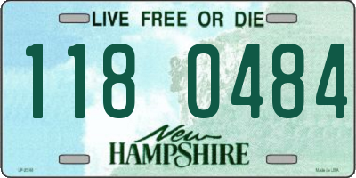 NH license plate 1180484