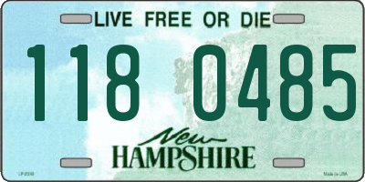 NH license plate 1180485