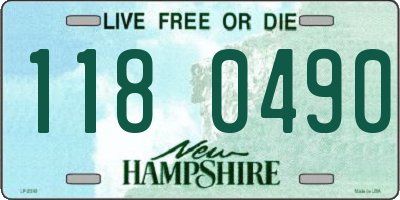 NH license plate 1180490