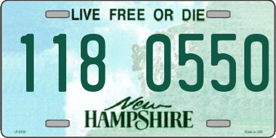 NH license plate 1180550