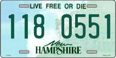 NH license plate 1180551