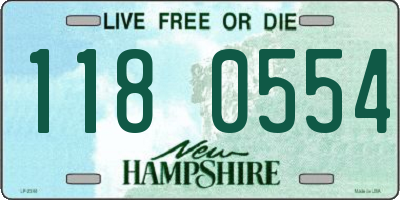 NH license plate 1180554