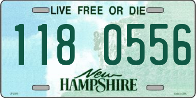 NH license plate 1180556