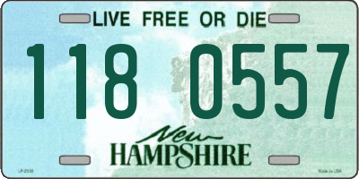 NH license plate 1180557