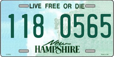 NH license plate 1180565