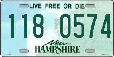 NH license plate 1180574
