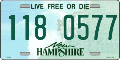NH license plate 1180577