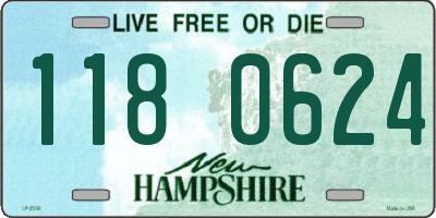 NH license plate 1180624