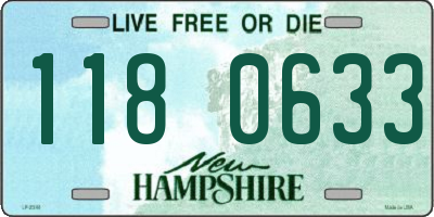 NH license plate 1180633