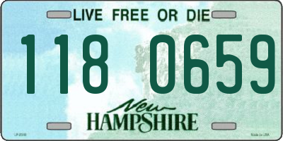 NH license plate 1180659