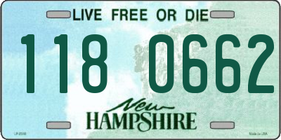 NH license plate 1180662