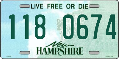NH license plate 1180674