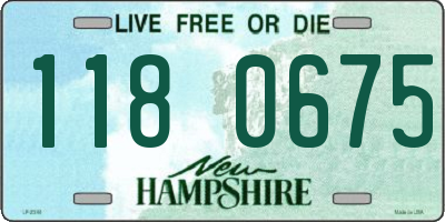NH license plate 1180675