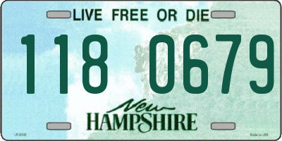 NH license plate 1180679