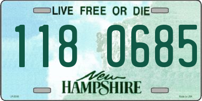 NH license plate 1180685