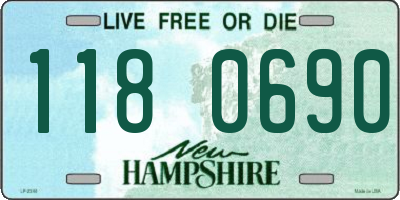 NH license plate 1180690