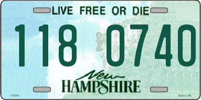 NH license plate 1180740