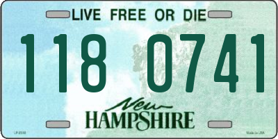 NH license plate 1180741