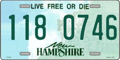 NH license plate 1180746