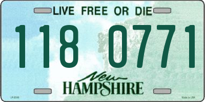NH license plate 1180771