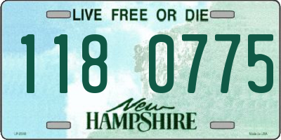 NH license plate 1180775