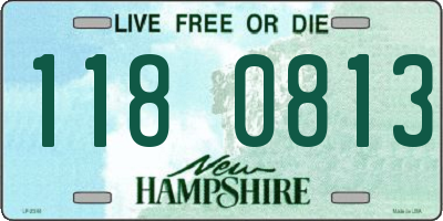 NH license plate 1180813