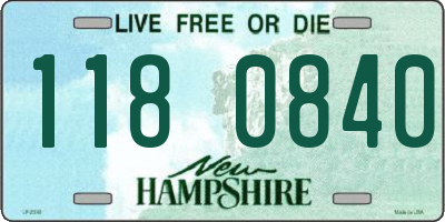 NH license plate 1180840