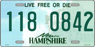 NH license plate 1180842