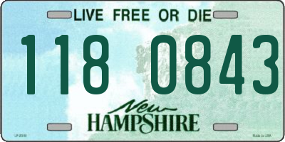 NH license plate 1180843