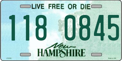 NH license plate 1180845