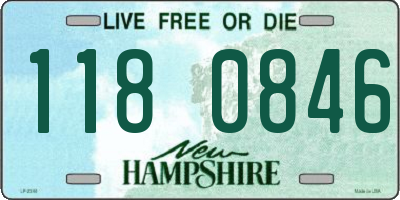 NH license plate 1180846