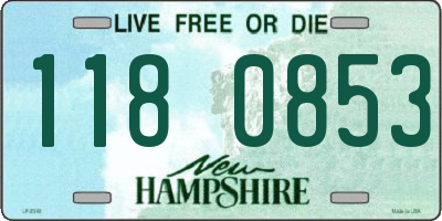 NH license plate 1180853